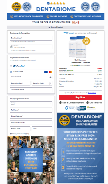 dentabiome-order-page